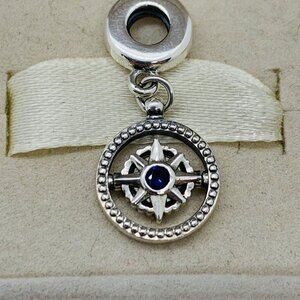 🔥🔥Pandora Spinning Compass Dangle Charm
